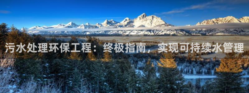 彩名堂安卓客户端官网下载：污水处理环保工程：终极指南，实现可持续水管理