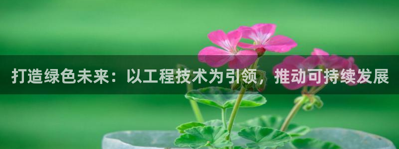 彩名堂人工预测免费计划：打造绿色未来：以工程技术为引领，推动