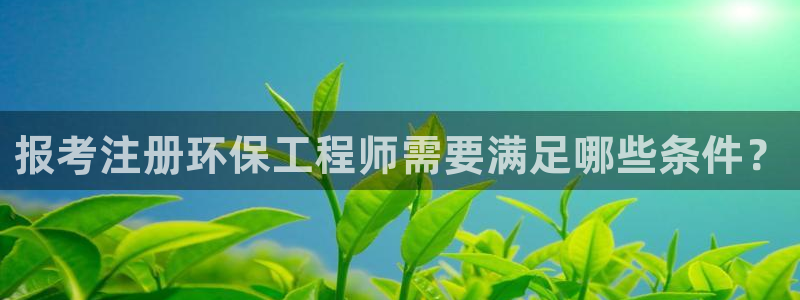 彩名堂还能用吗：报考注册环保工程师需要满足哪些条件？