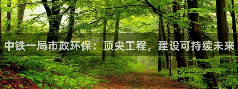 彩名堂计划官方下载网址：中铁一局市政环保：顶尖工程，建设可持