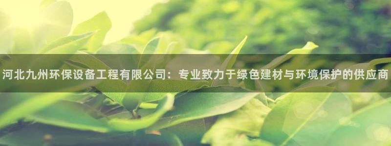 彩名堂怎么不能用了：河北九州环保设备工程有限公司：专业致力于