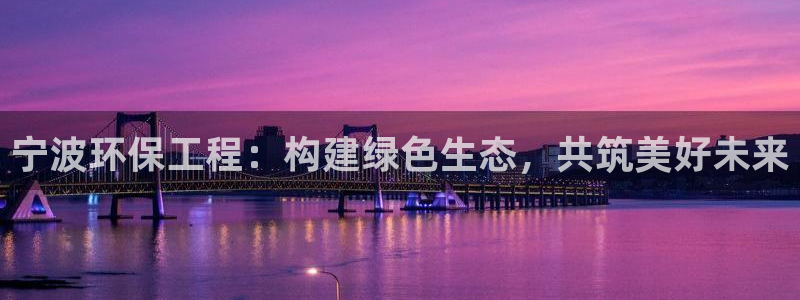 彩名堂官网2：宁波环保工程：构建绿色生态，共筑美好未来