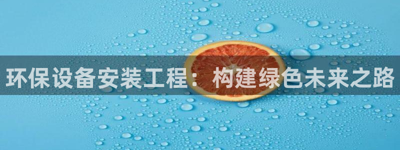 彩名堂官网在线计划怎么不更新了：环保设备安装工程：构建绿色未